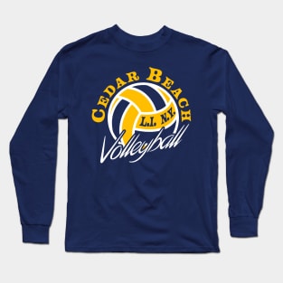 Cedar Beach Volleyball Long Sleeve T-Shirt